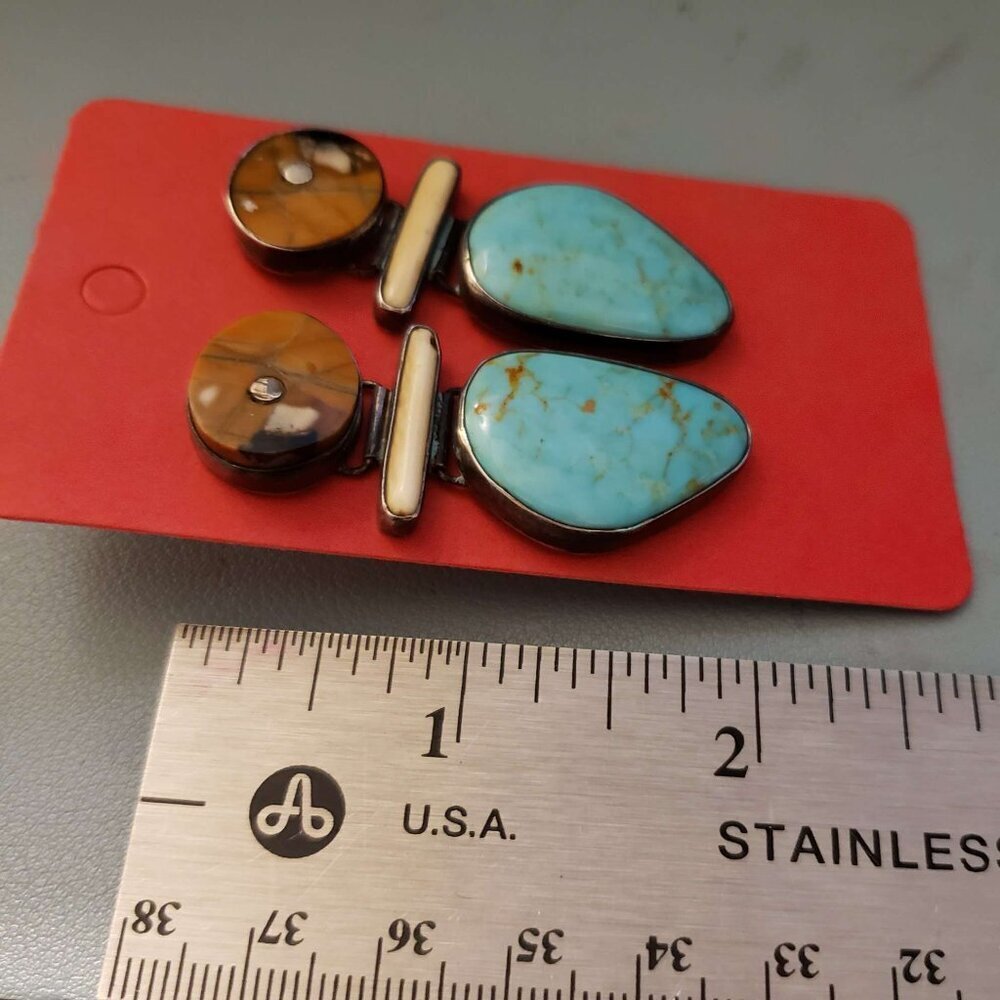 McKeown 99 Sterling Artisan Vintage Earrings - Picture 4 of 4